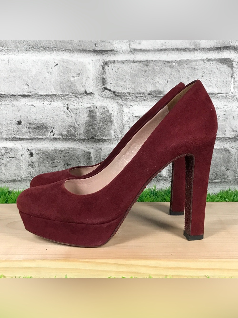 Miu Miu Suede High Heel shoes 6.5 💙OFFERS WELCOME 💙 - Picture 2 of 5